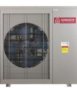 Alternative view of Gondzik Delta 13 Luft Wasser EVI Inverter Wärmepumpe 4,7-12,5 KW 380V Panasonic R32