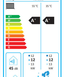 Alternative view of Meeting MDN30D V2A Luft Wasser Scroll Wärmepumpe 12 KW 380V Copeland R417a