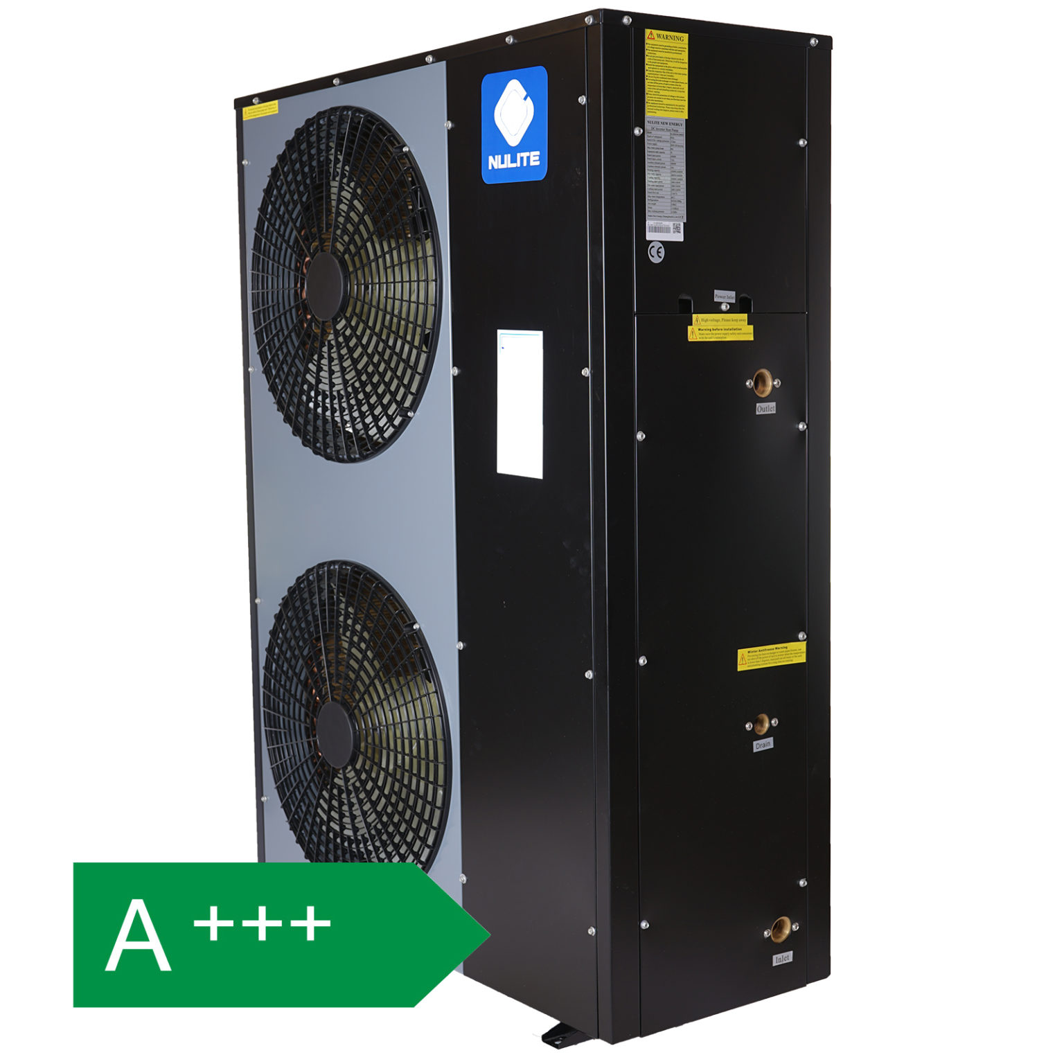 New Energy NLBKDX80300II/R Wärmepumpe 7,2 30 kW 380V R410a Mitsubishi WLan Gondzik Wärmepumpen