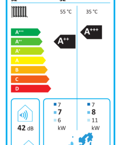 Alternative view of New Energy NL-BKDX30-95II/R32 Luft Wasser Wärmepumpe 2,8 - 10 kW R32 230V Mitsubishi WLan