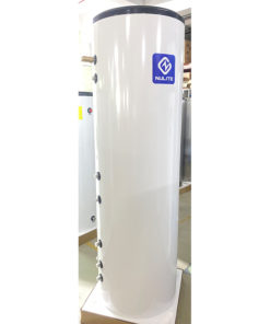 NL-WT500L New Energy 500 Liter Pufferspeicher / Edelstahlboiler (V2A)  mit Wärmetauscher (10m) mit Anschluss für 6klw Heizstab